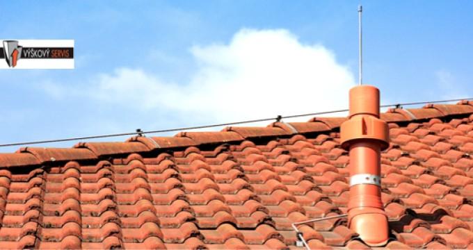 Výškové instalace hromosvodů